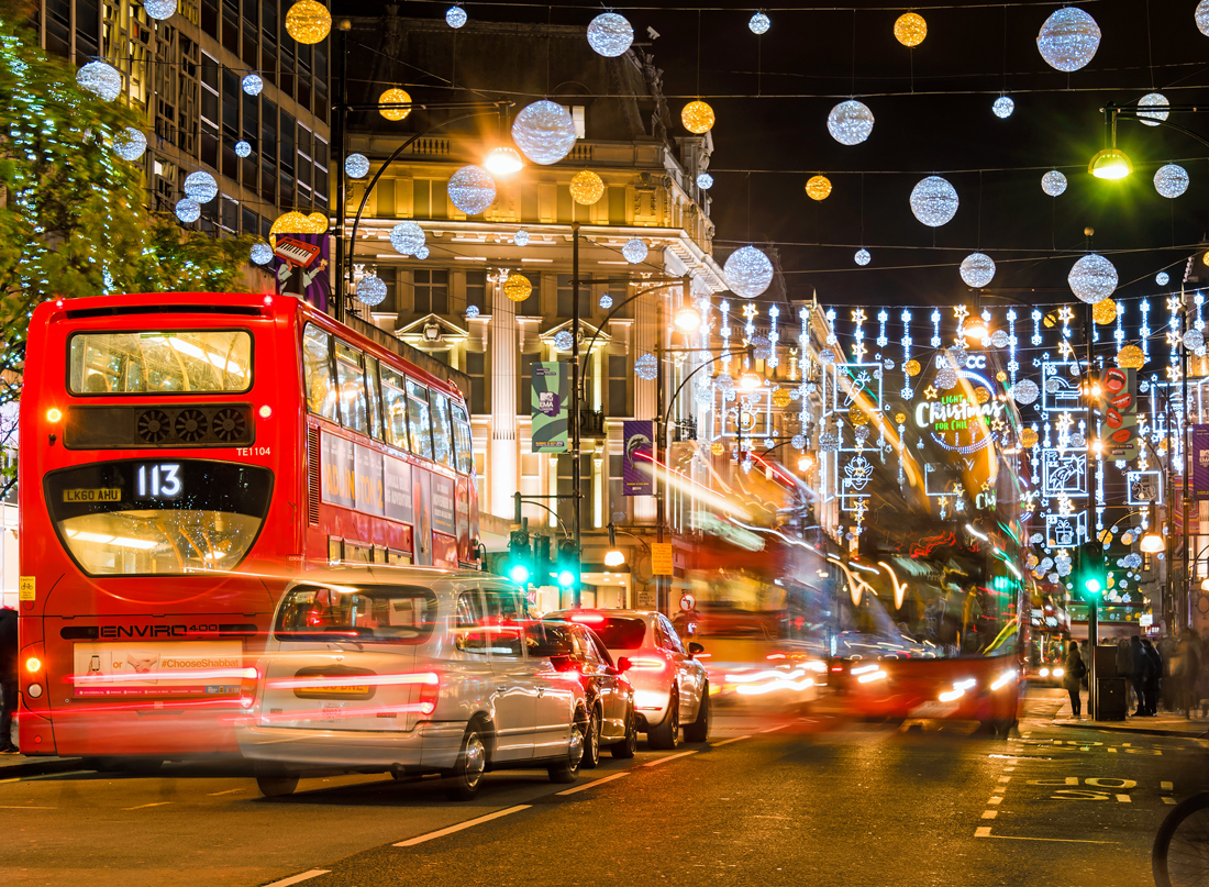 Noël à Londres. Photo par lenaivanovaphoto via Twenty20