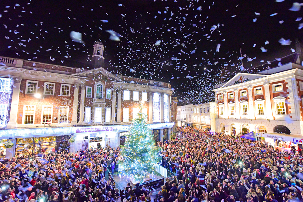 L'inauguration des lumières de Noël à York © Visit York