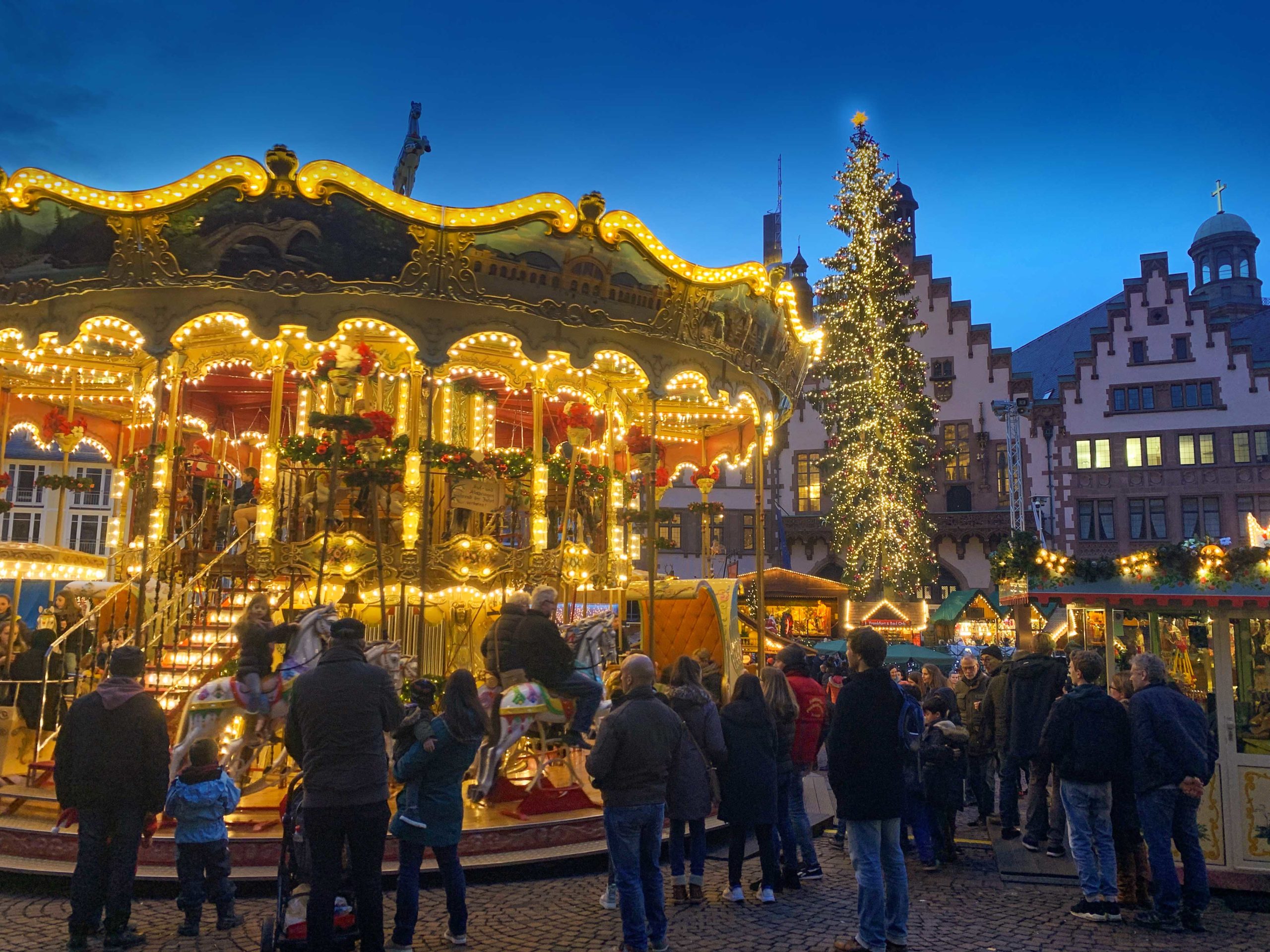 Le marché de Noël de Francfort en Allemagne. Photo : yaya7 via Twenty20