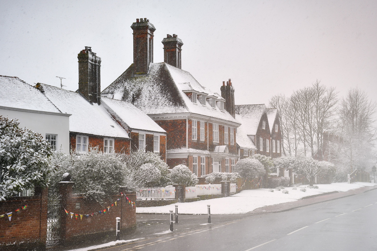 La neige en Angleterre - Burwash © French Moments