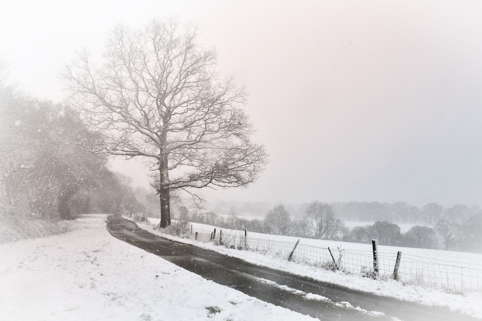 La neige en Angleterre - Burwash © French Moments