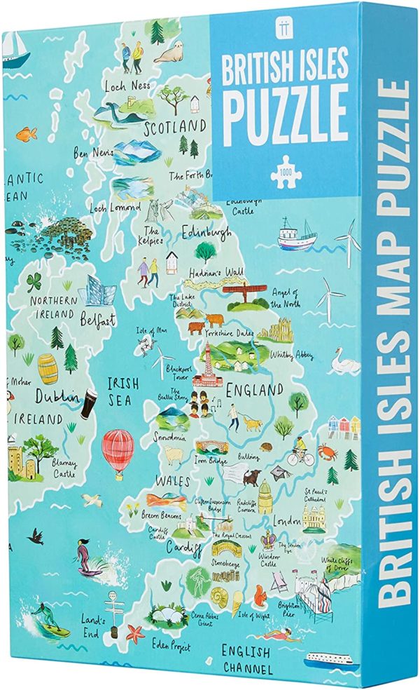 Puzzle Carte Iles Britanniques 3