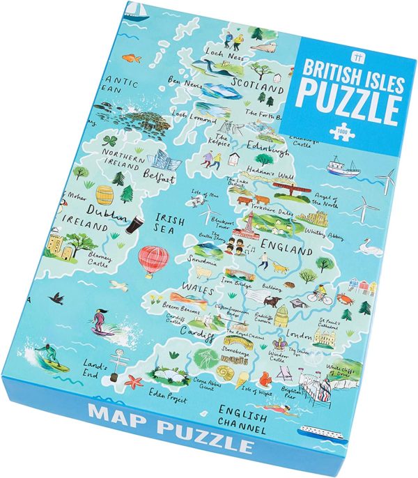 Puzzle Carte Iles Britanniques 6
