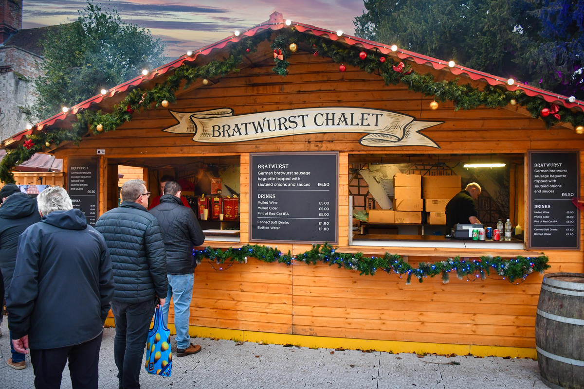 Le chalet Bratwurst à Winchester © French Moments