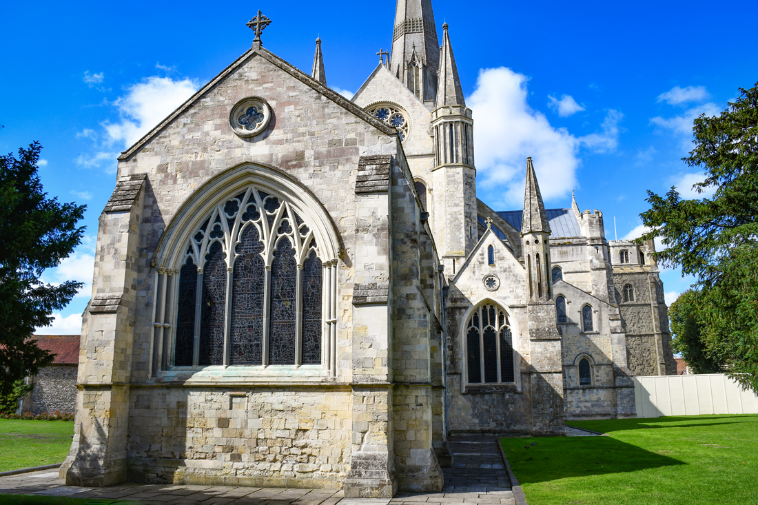 Le chevet de la cathédrale de Chichester