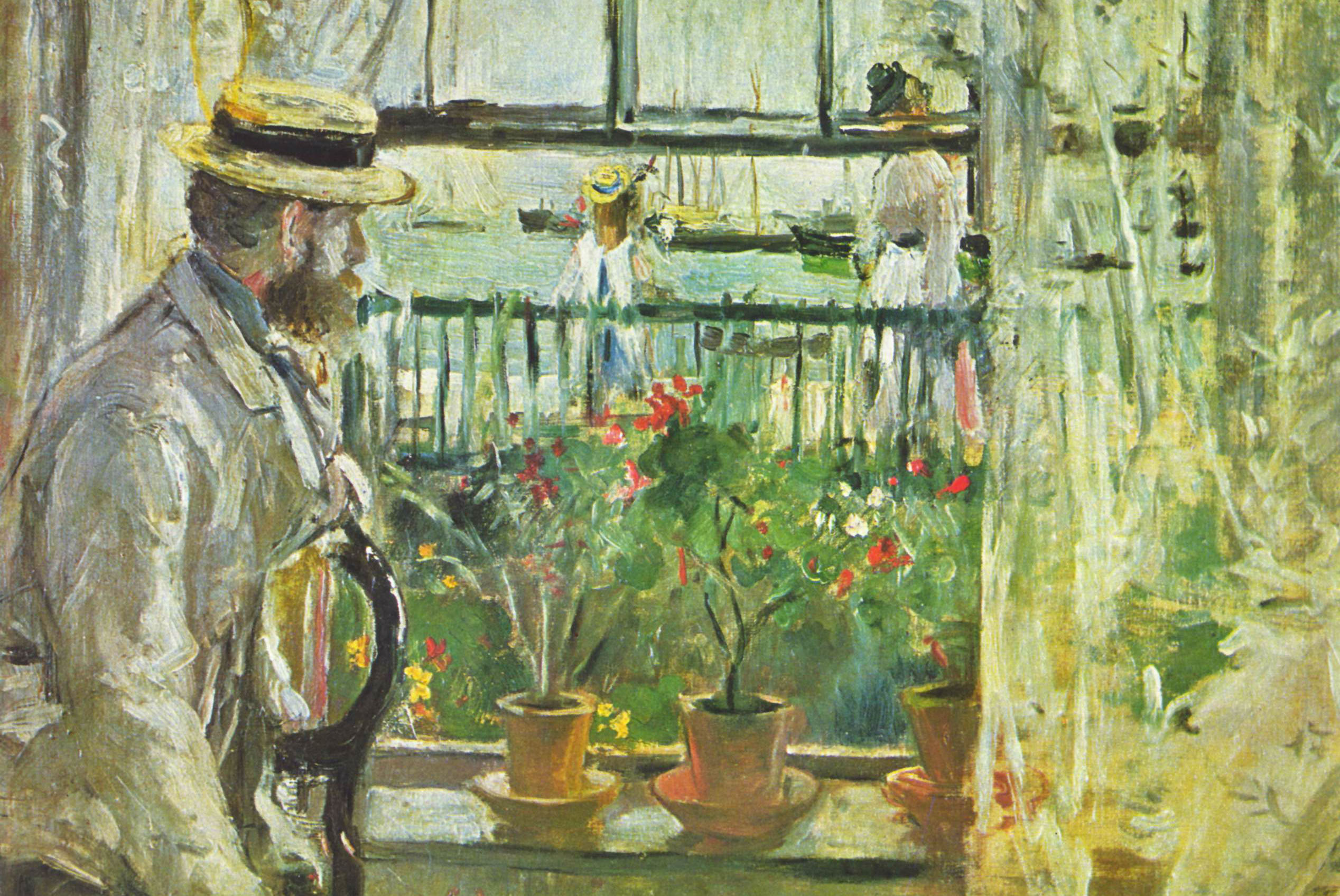 Berthe Morisot - Eugène Manet on the Isle of Wight 1875