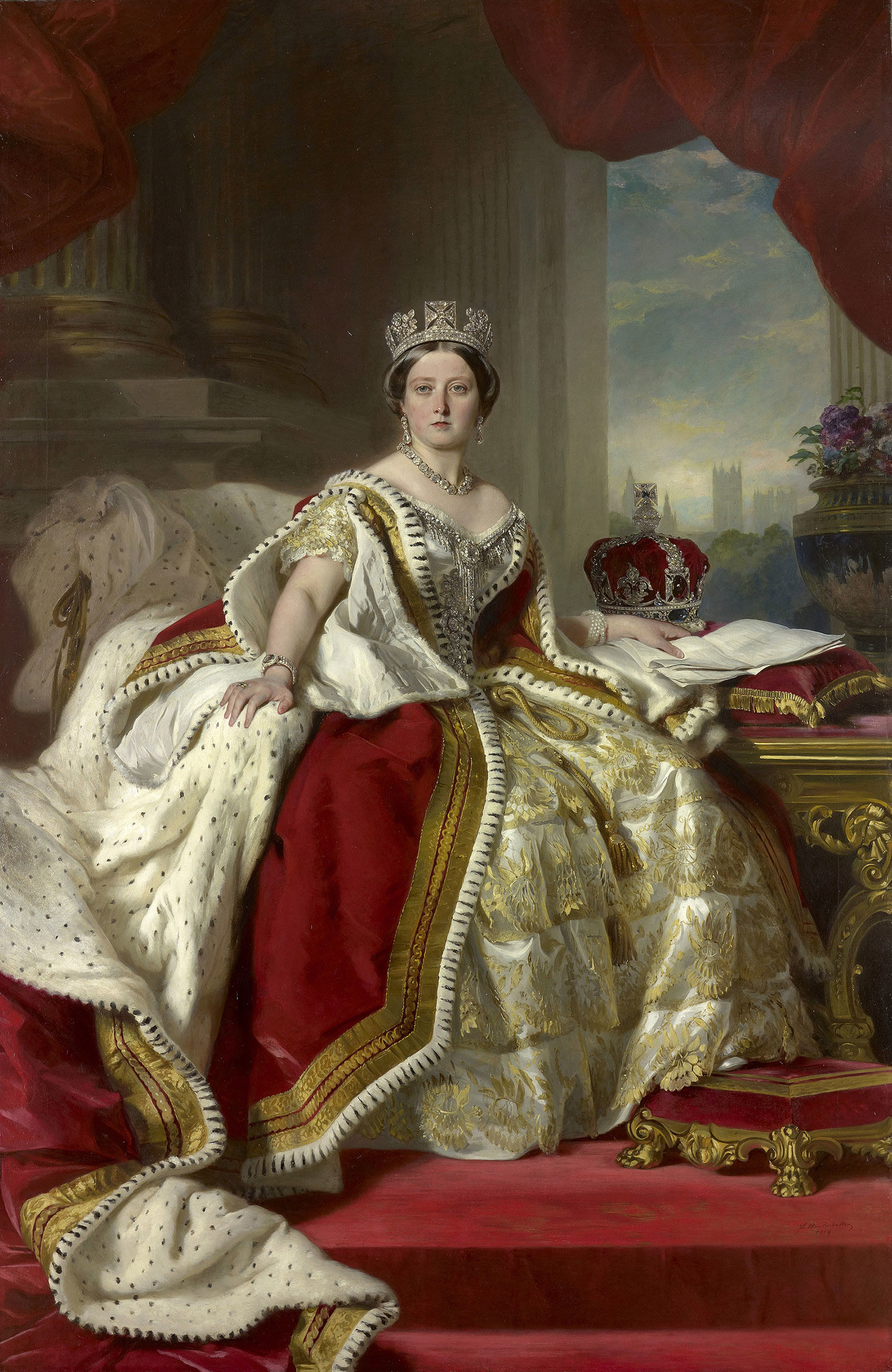 Queen Victoria Portrait by Winterhalter in 1859