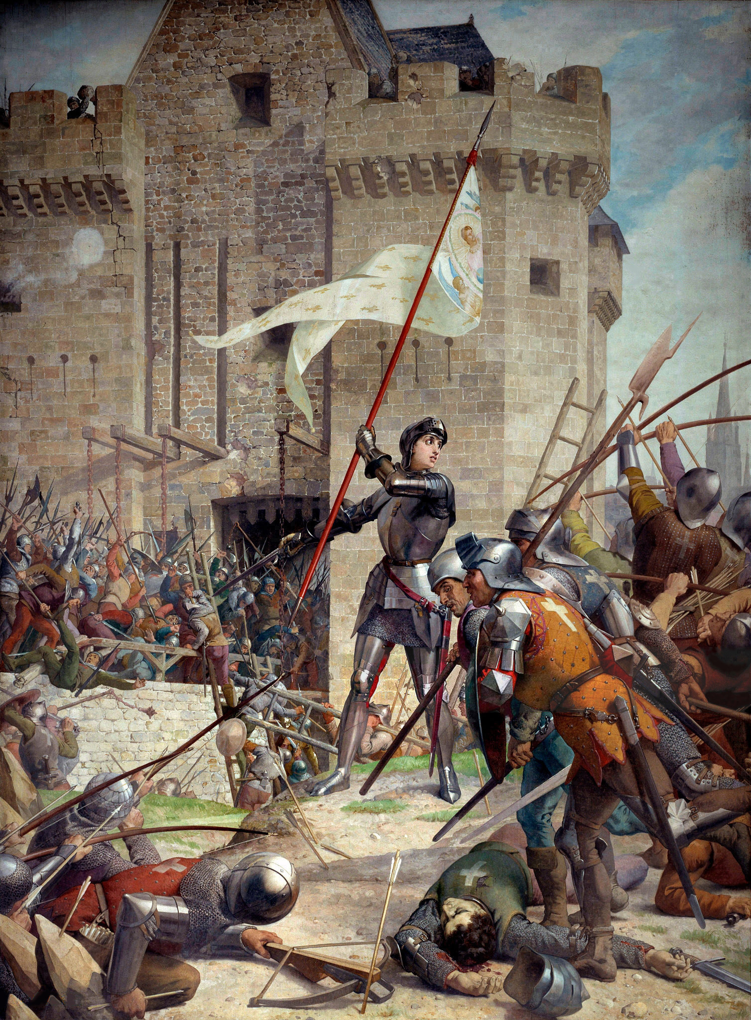 Siege d'Orléans par Lenepveu