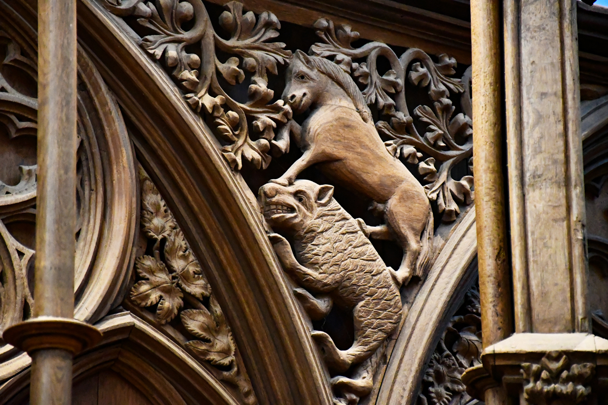 Stalles en bois de la cathédrale de Winchester © French Moments