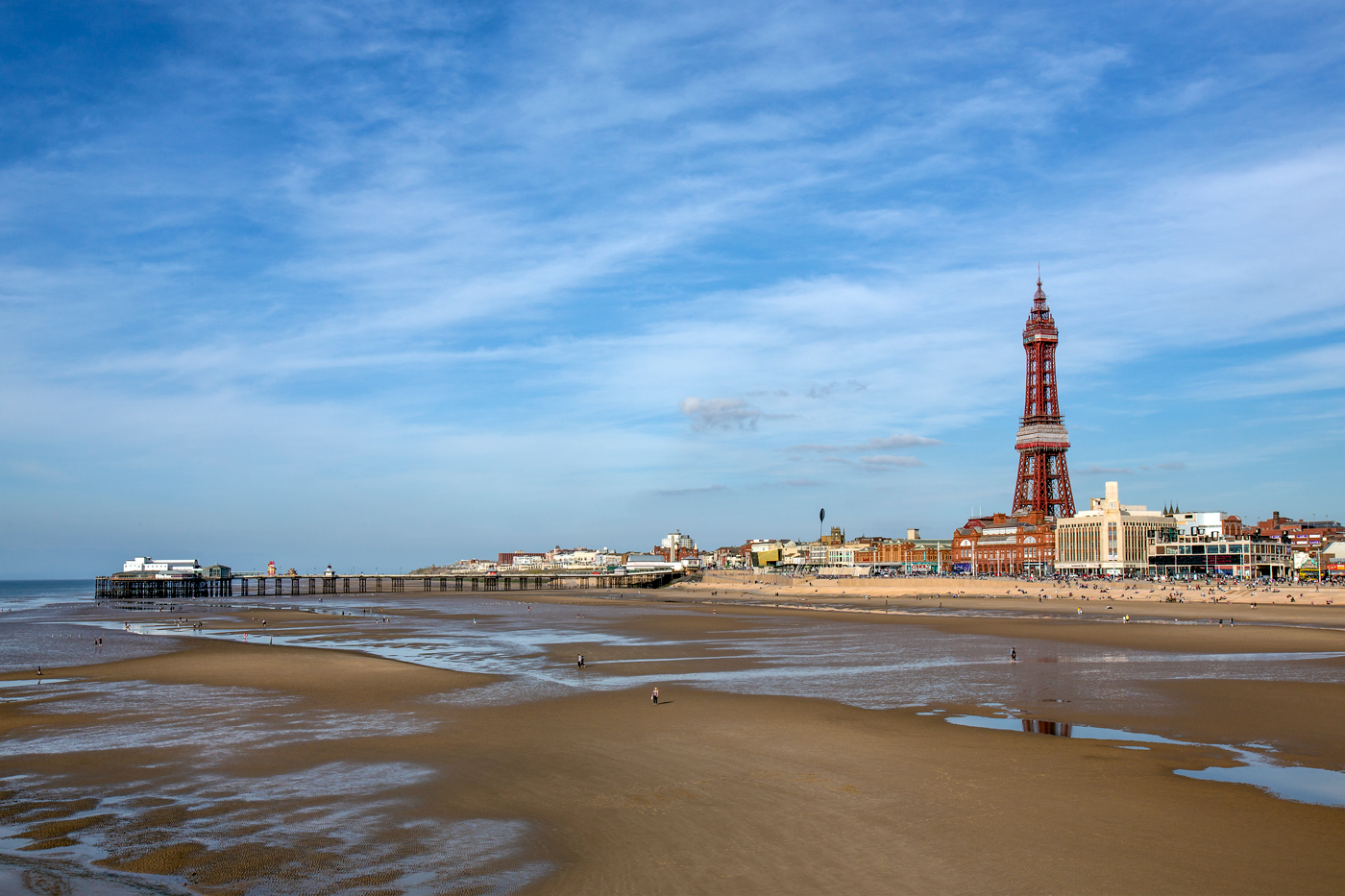 Blackpool Tower and Pier. Photo SteveAllenPhoto999 via Envato Elements