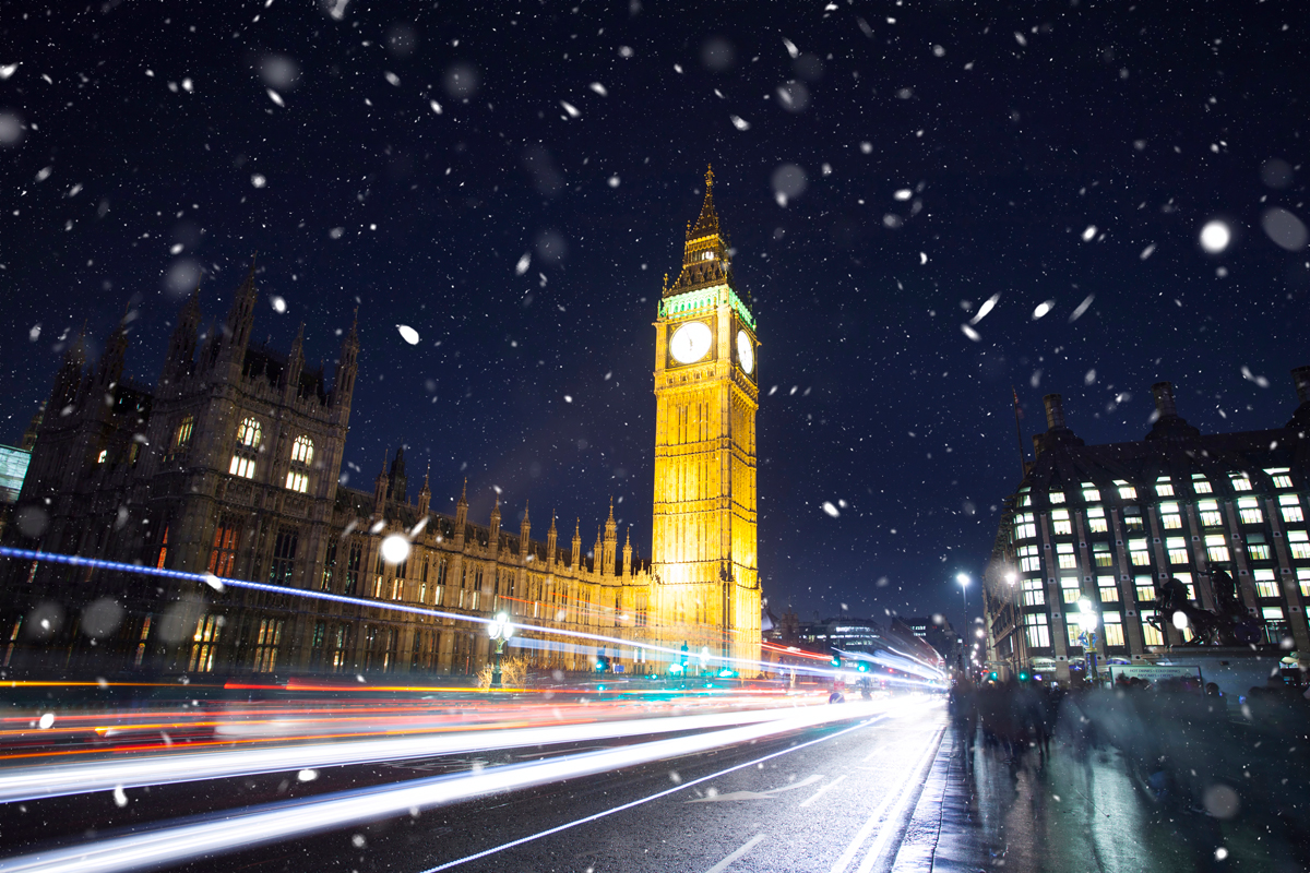 Big Ben en hiver. Source: Depositphotos.com