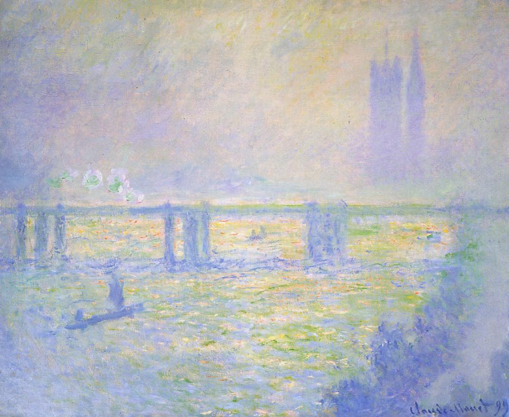 Claude Monet Charing Cross Bridge 1899 Santa Barbara Museum of Art