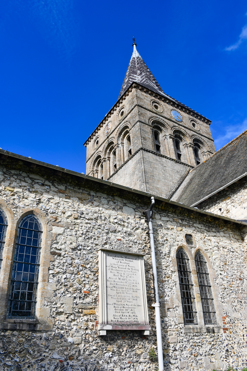 Le clocher de l'église de East Meon © French Moments