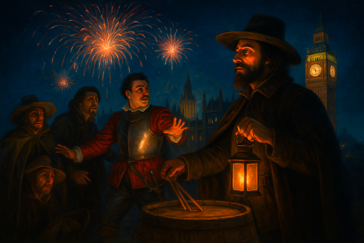 Conspiration des Poudres. Image by OpenAI