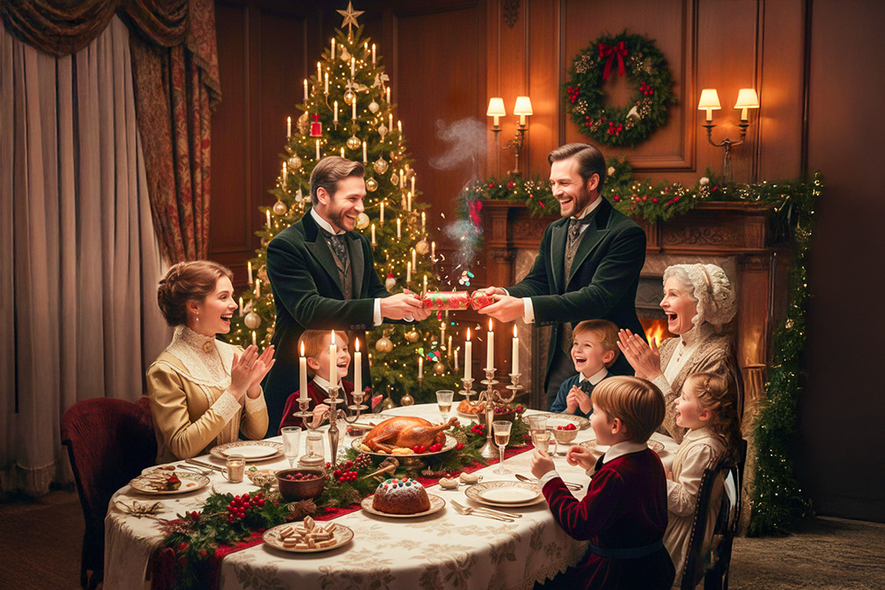 Noel Victorien Dinner Diner d'un Noël victorien