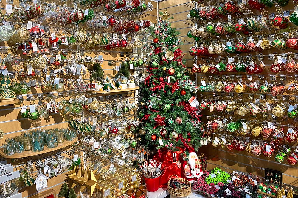Magasin de Noël en Angleterre