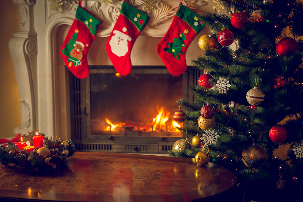 Stockings de Noël. Photo by kryzhov via Envato Elements